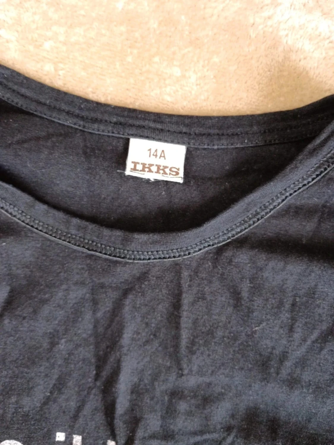 Camiseta IKKS preta para 14 anos – photo 3